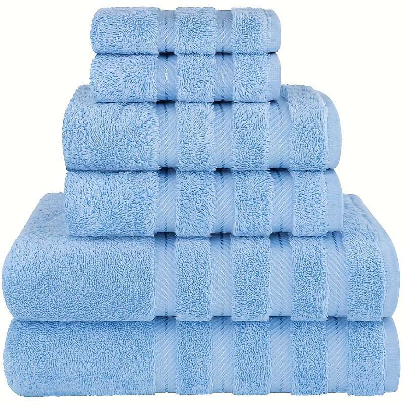 6pcs Purple Towel Set