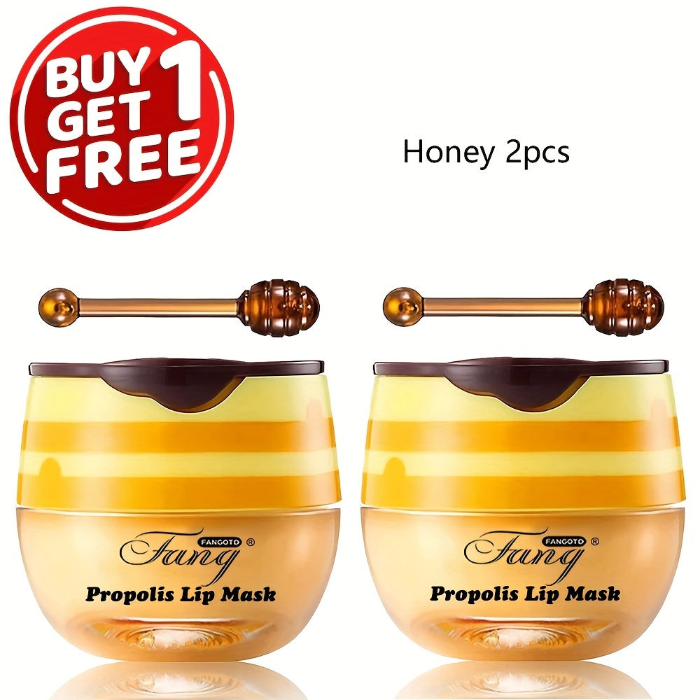 [Buy 1 Get 1 Free]2 Pack Bee Balm Lip Balm Honey Pot