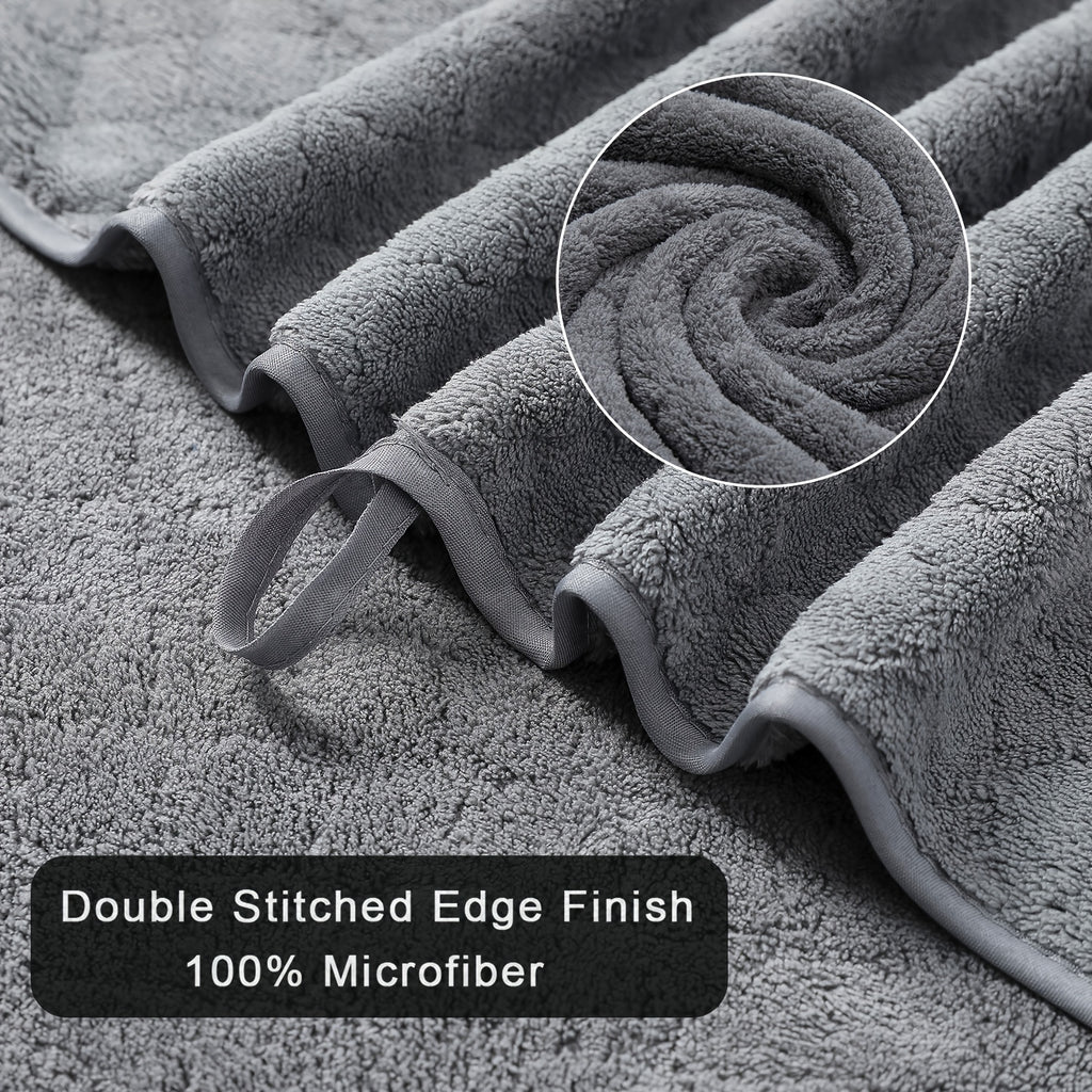 Extra Large Bath Towel Microfiber Set