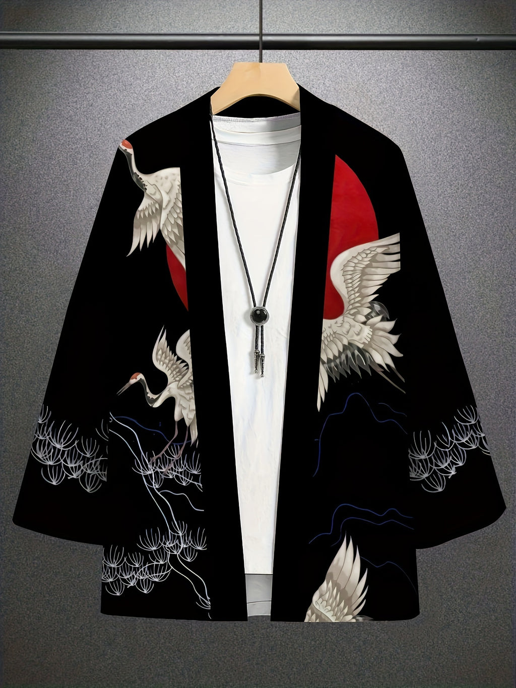 Cool Japanese Kimono Men's Breathable Beach Shirt