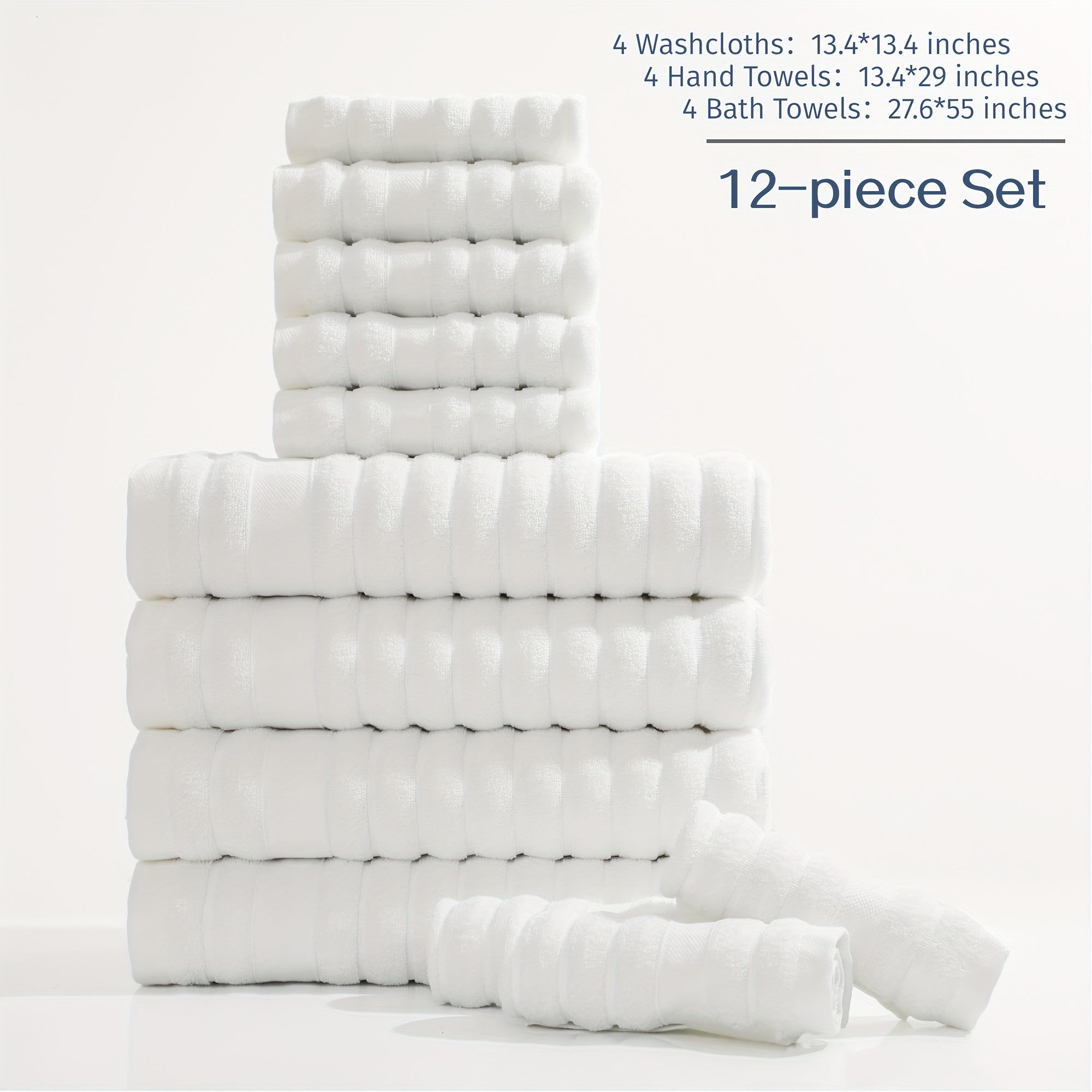 12pcs Towels Set