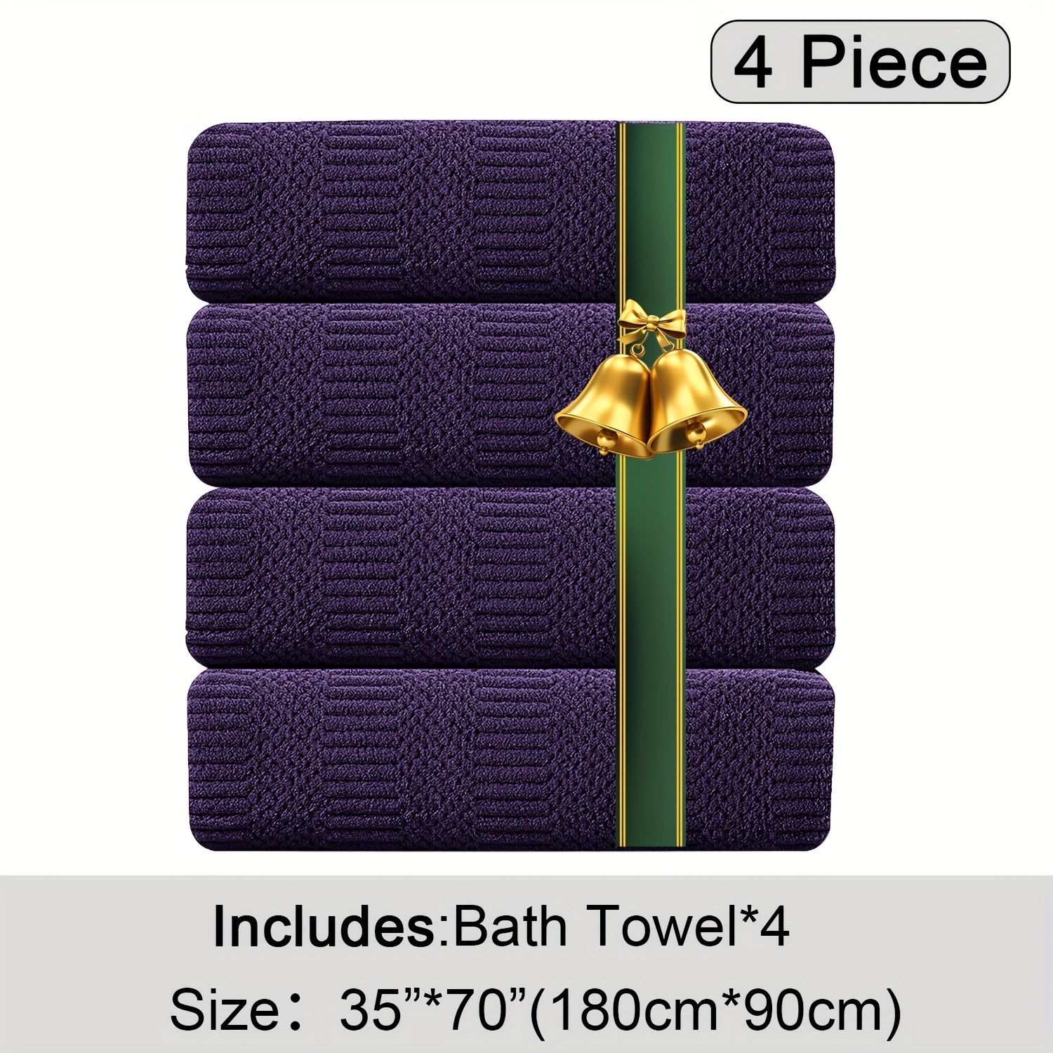Oversized Bath Towels Set Microfiber