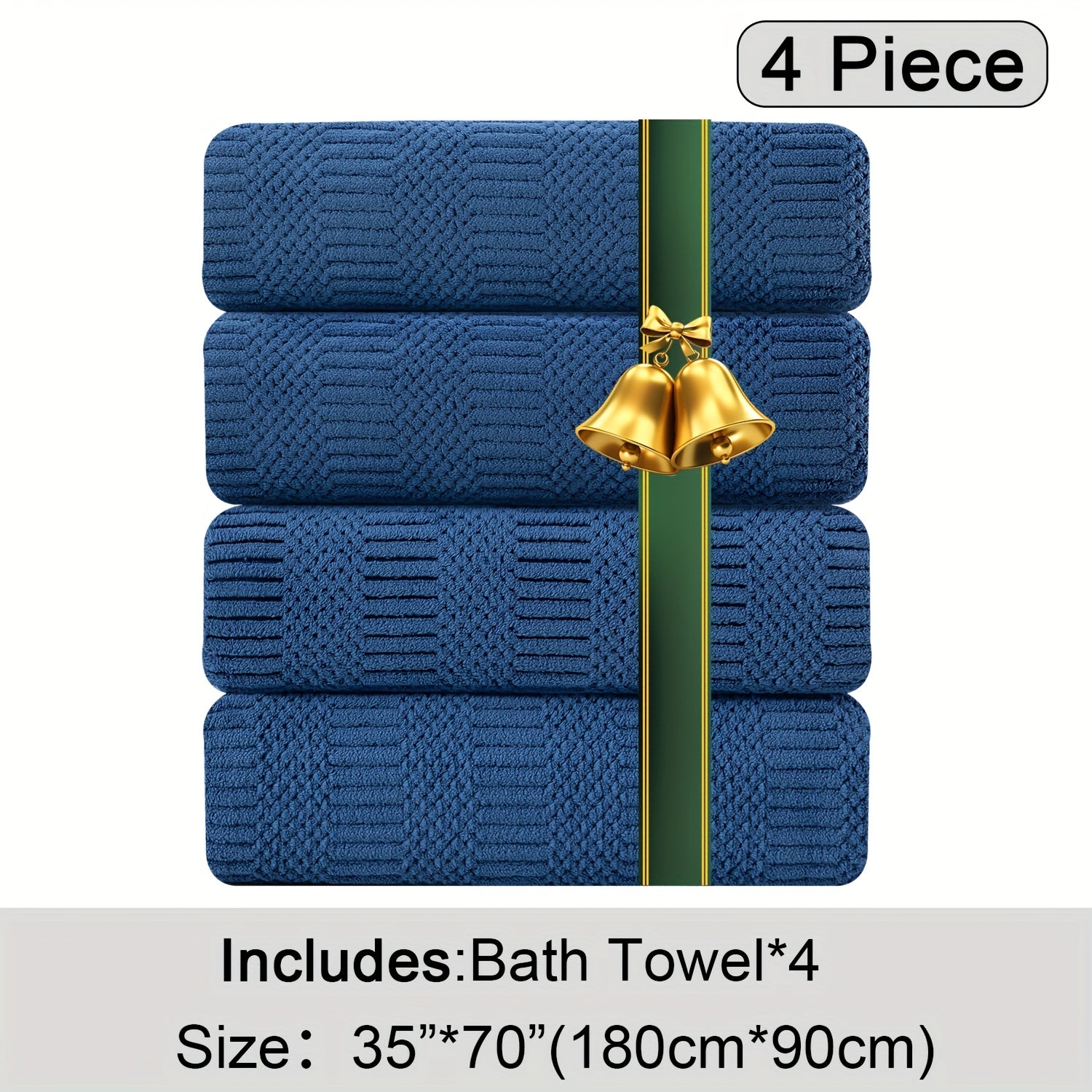 Oversized Bath Towels Set Microfiber