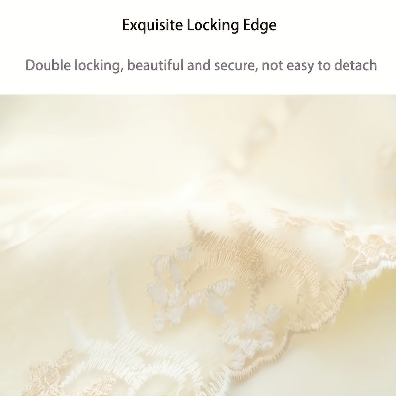 4pcs Floral Embroidered Towel Set, Ultra-Fine Fiber Towels