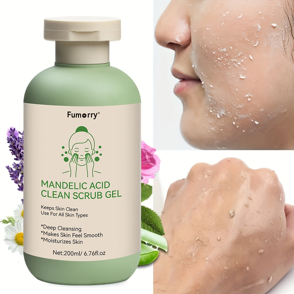 Deep Cleansing Exfoliating Gel - 6.76oz, with Mandelic Acid - Aloe & Rose Extract