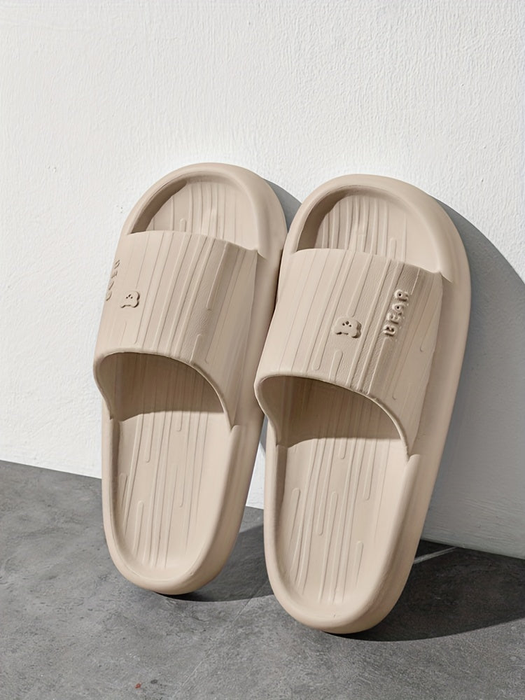 Men's Pillow Slides, Casual Non Slip EVA Slippers