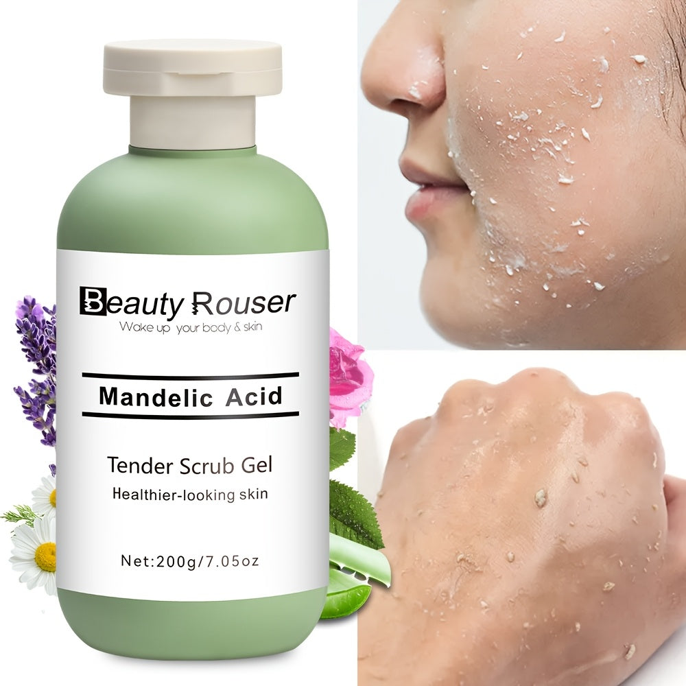Gentle Exfoliating Gel - Deep Cleansing, with Aloe Vera Rose and Chamomile Plant