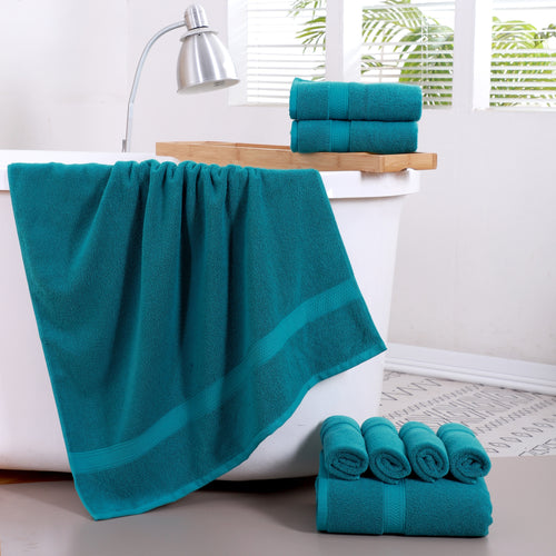 16pcs/8pcs Luxurious Soft Towel Set | 4 Bath Towels, 4 Hand Towels, 8 Washcloths