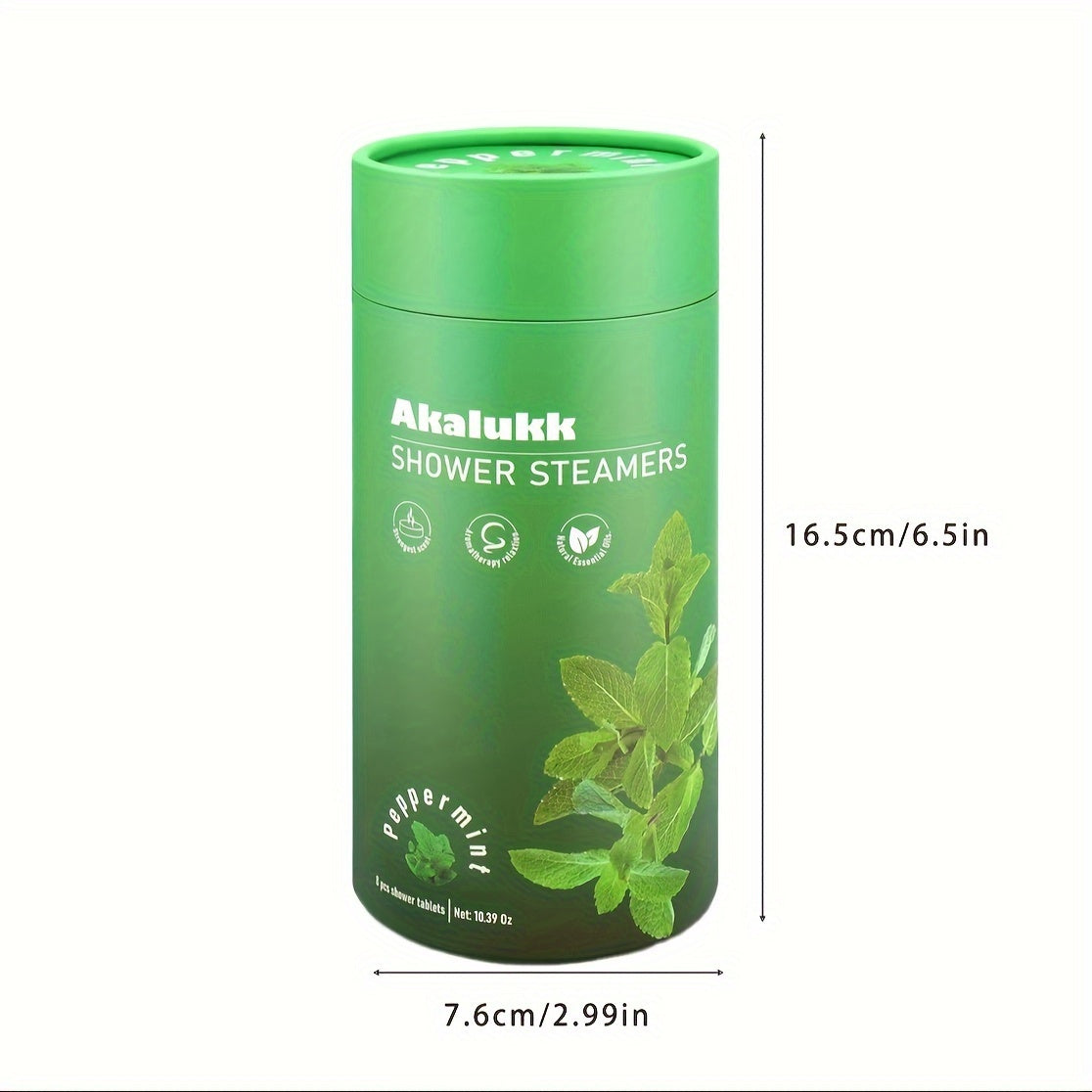 8 Packs Peppermint Aromatherapy Shower Steamers
