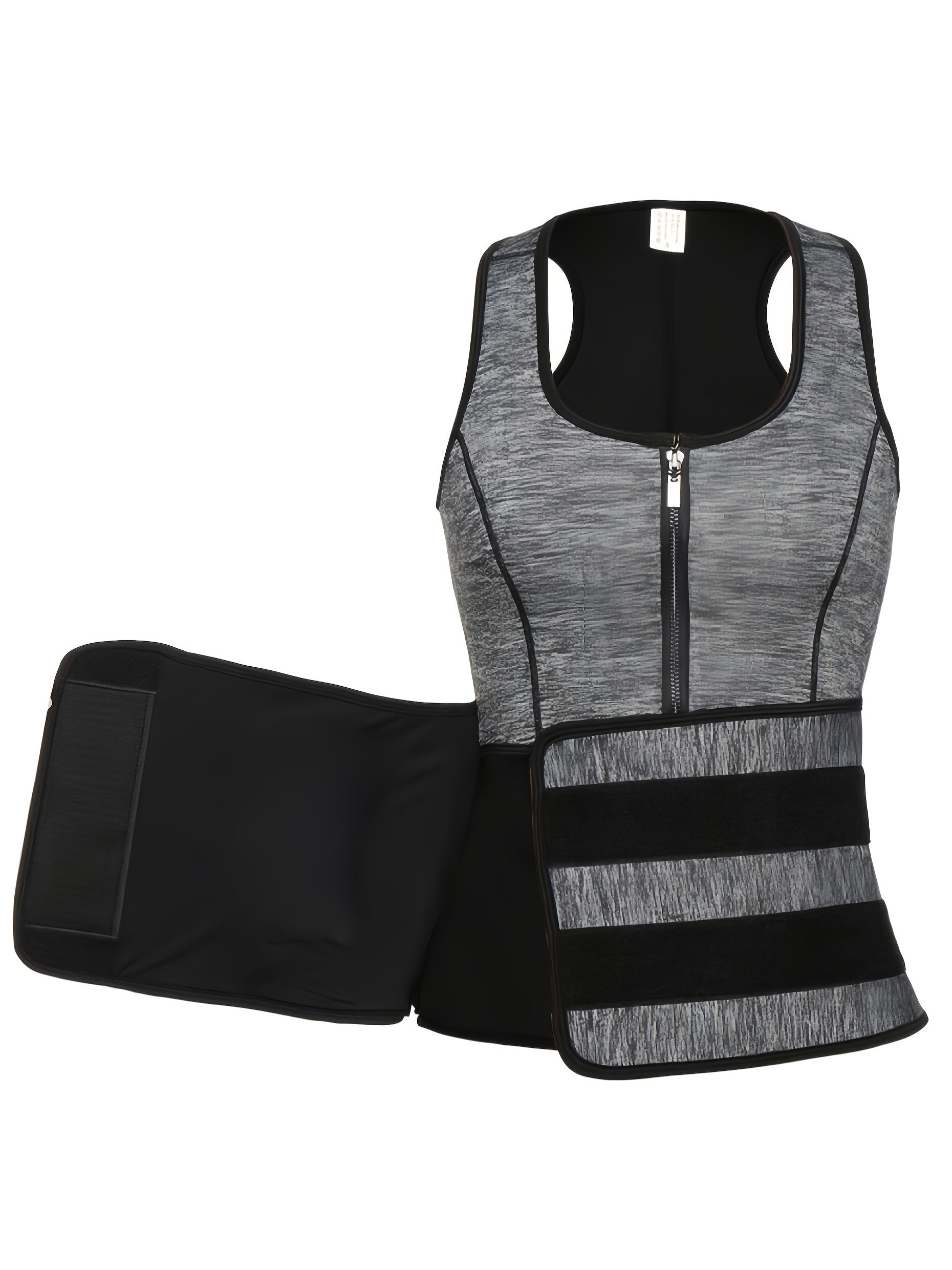 Men's Adjustable Compression Tank Top, Men's Waist Trainers