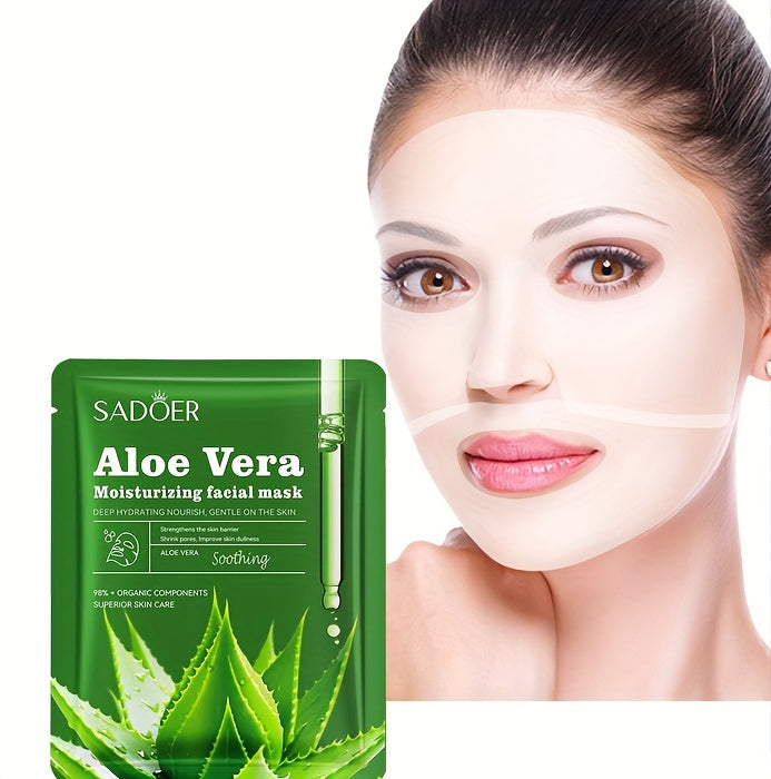 3/6pcs Aloe Vera Rich Hydration Facial Mask Set