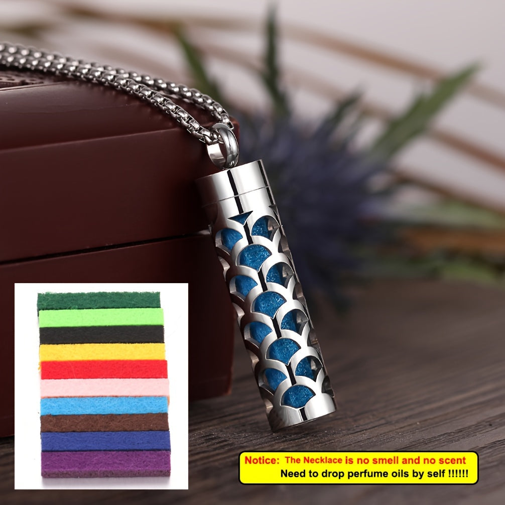 Stainless Steel Aromatherapy Necklace