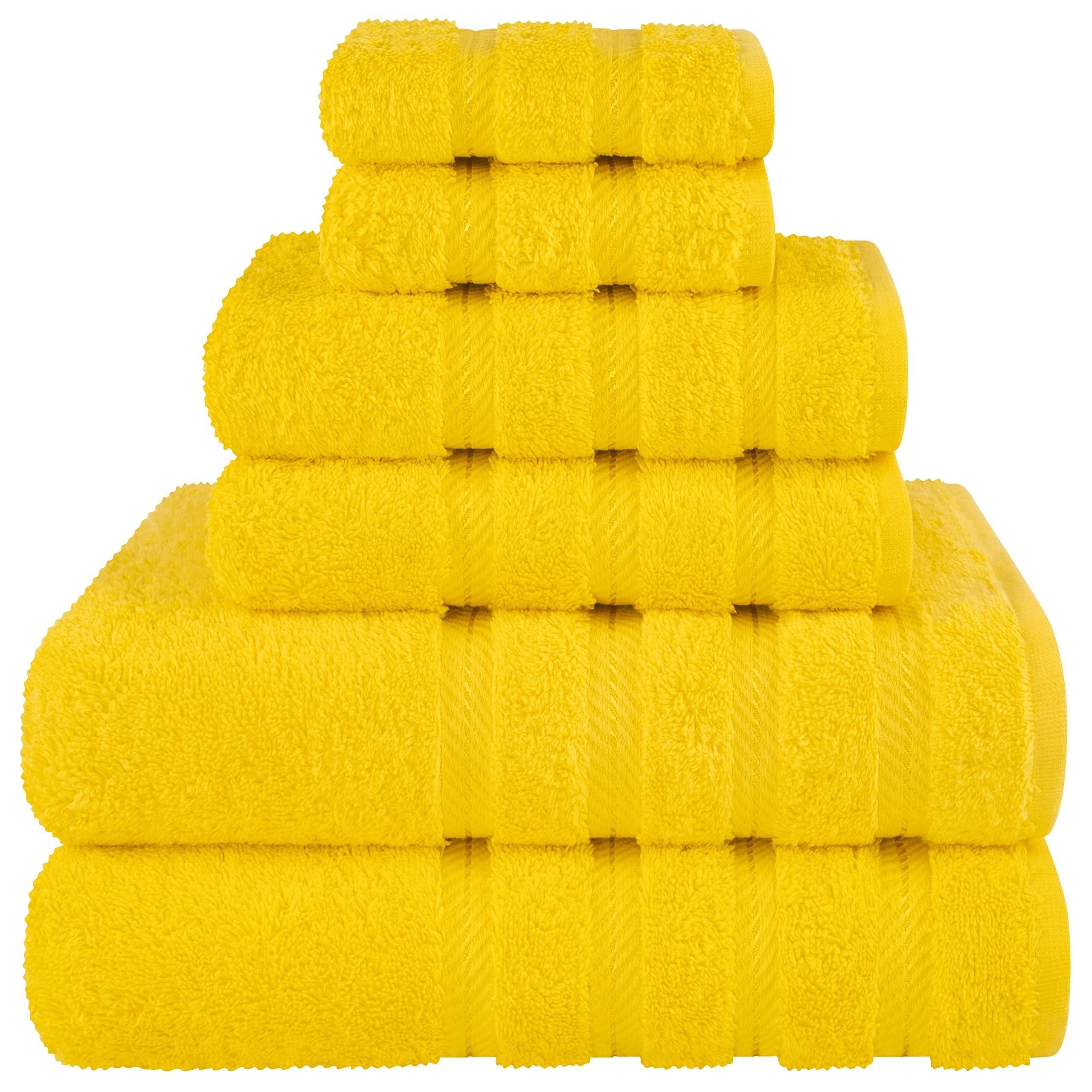 6pcs Purple Towel Set