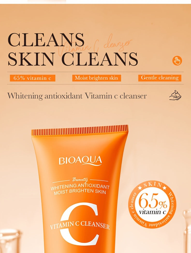 Vitamin C Whitening Facial Cleanser 100G - Deep Cleansing