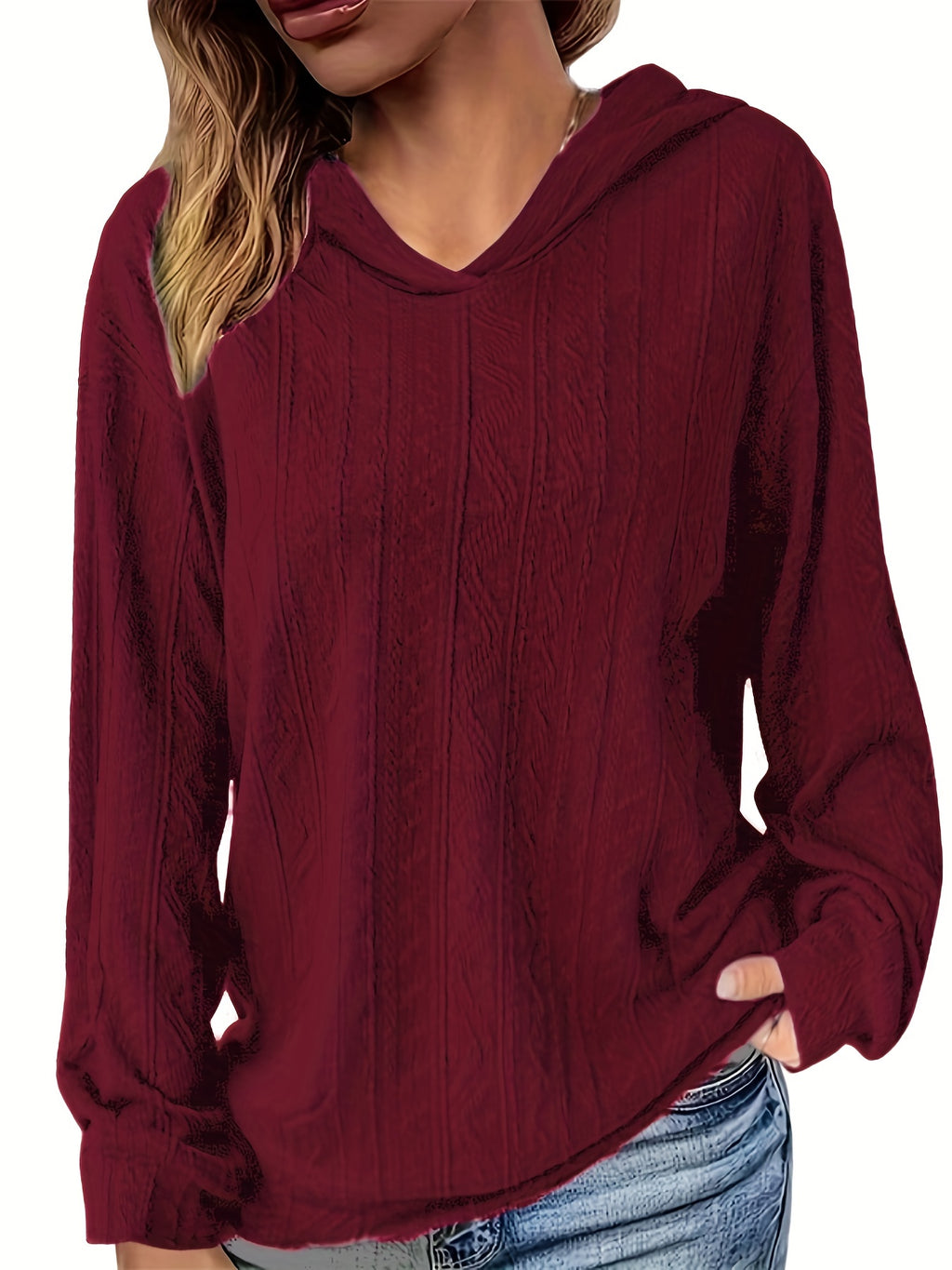 Women's Casual Hoodie - Warm Oversized Pullover