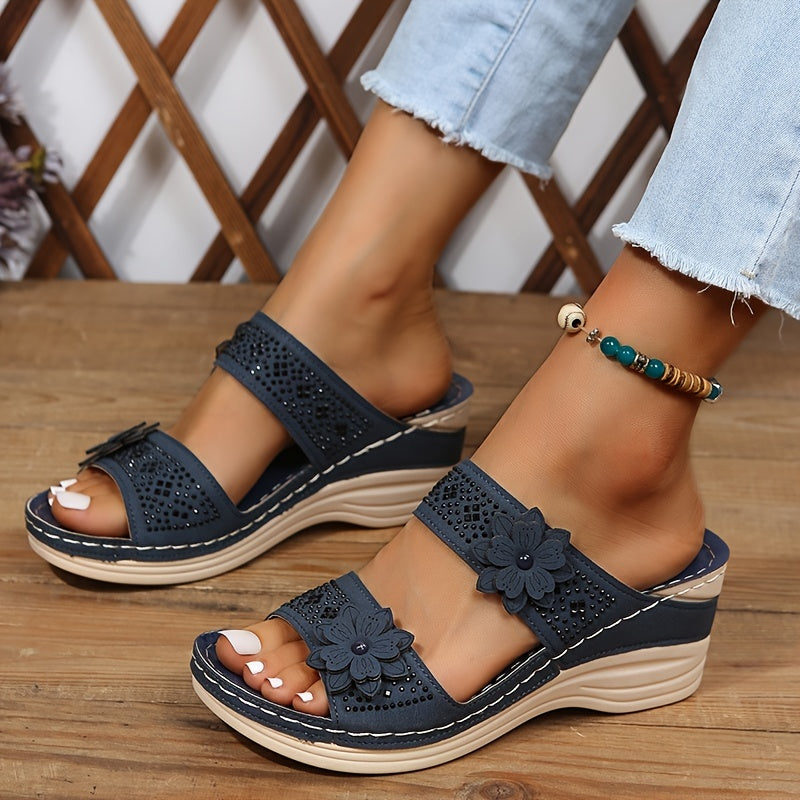Slip-On Platform Slippers for Women