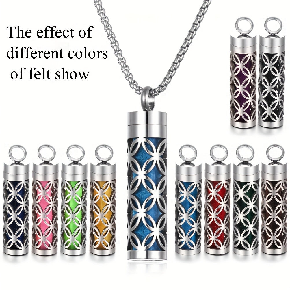 Stainless Steel Aromatherapy Necklace