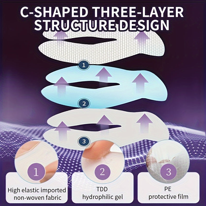 ILISYA C Circulating Eye Mask - 5 Pairs, Moisturizing and Firm, Suitable for a Variety of Skin Types