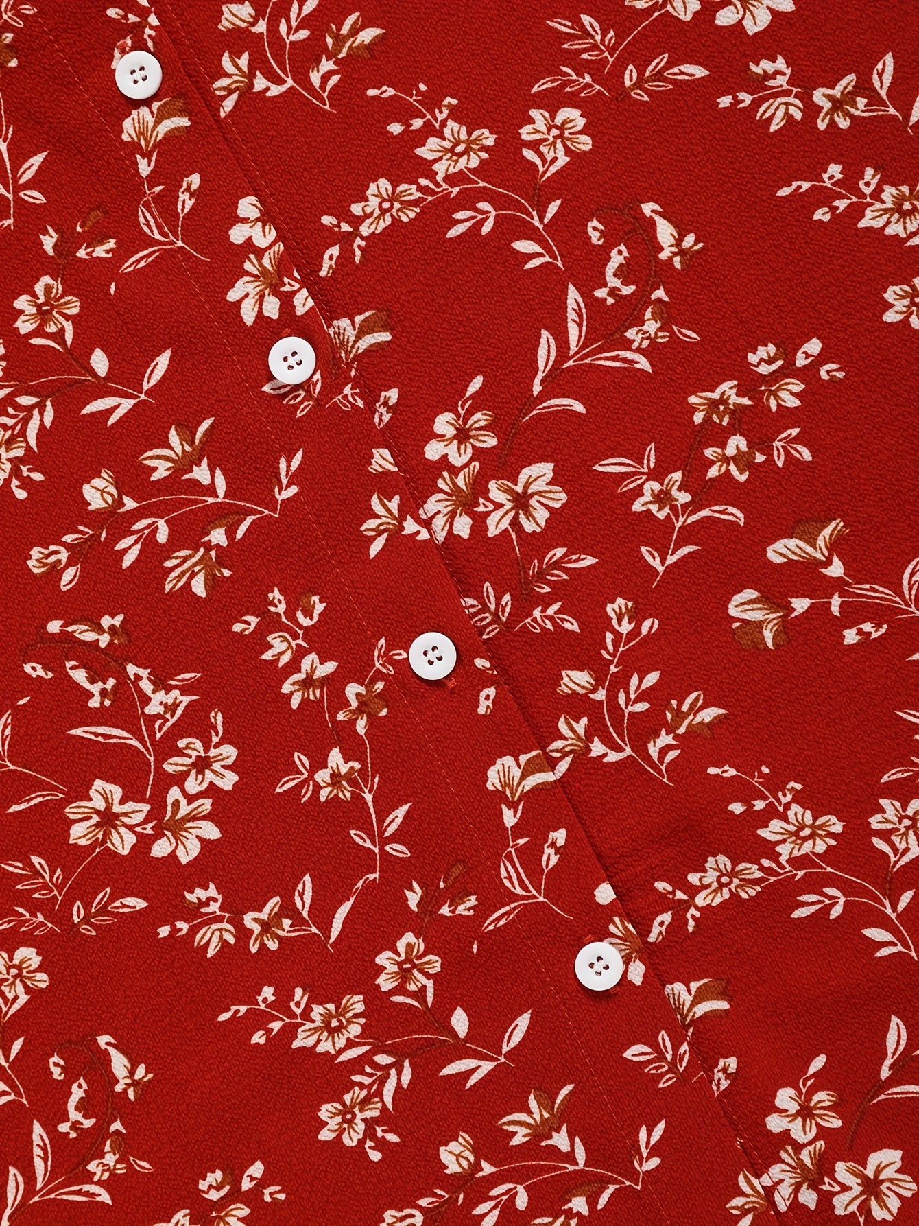Womenswear Sexy Floral Womenswear, Button Design
