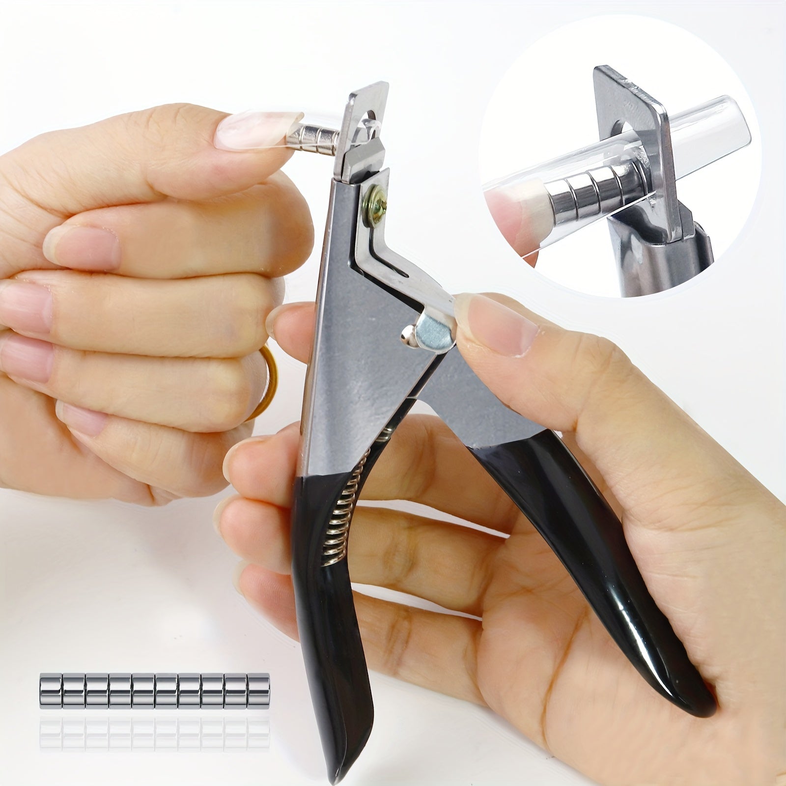 U-shaped Nail Clippers, Sharp Edge Fingernail and Toenail Clipper Cutter