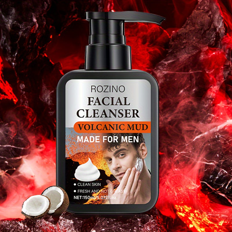 Instant Clean Men's Volcanic Mud Facial Cleanser