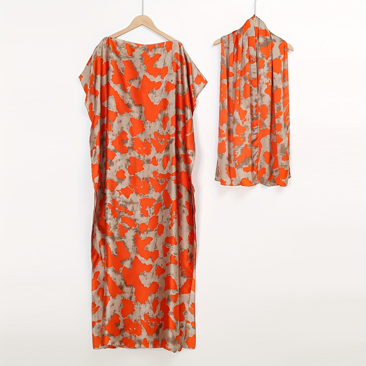 Luxury Lightweight Floral Print Scarf Shawl