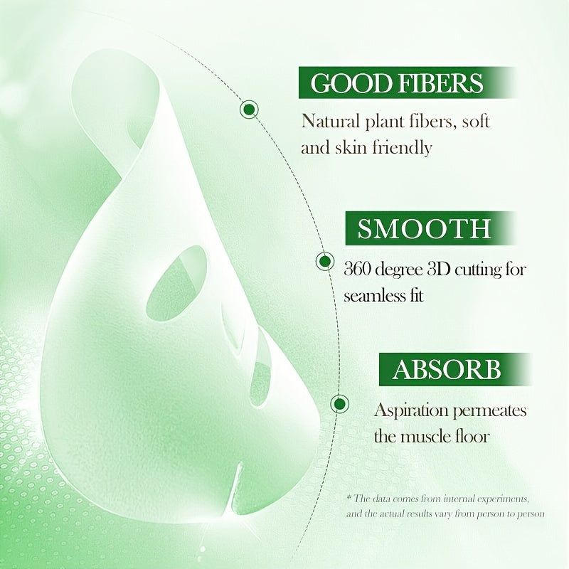3/6pcs Aloe Vera Rich Hydration Facial Mask Set