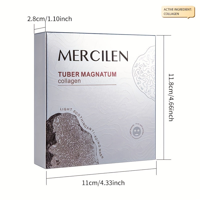 MERCILEN White Truffle Extract Soothing Anti-Aging Facial Mask with Collagen 4g x 20 Sachets