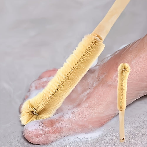 1 Long-Handle Non-Slip Grip Foot Cleaning Brush