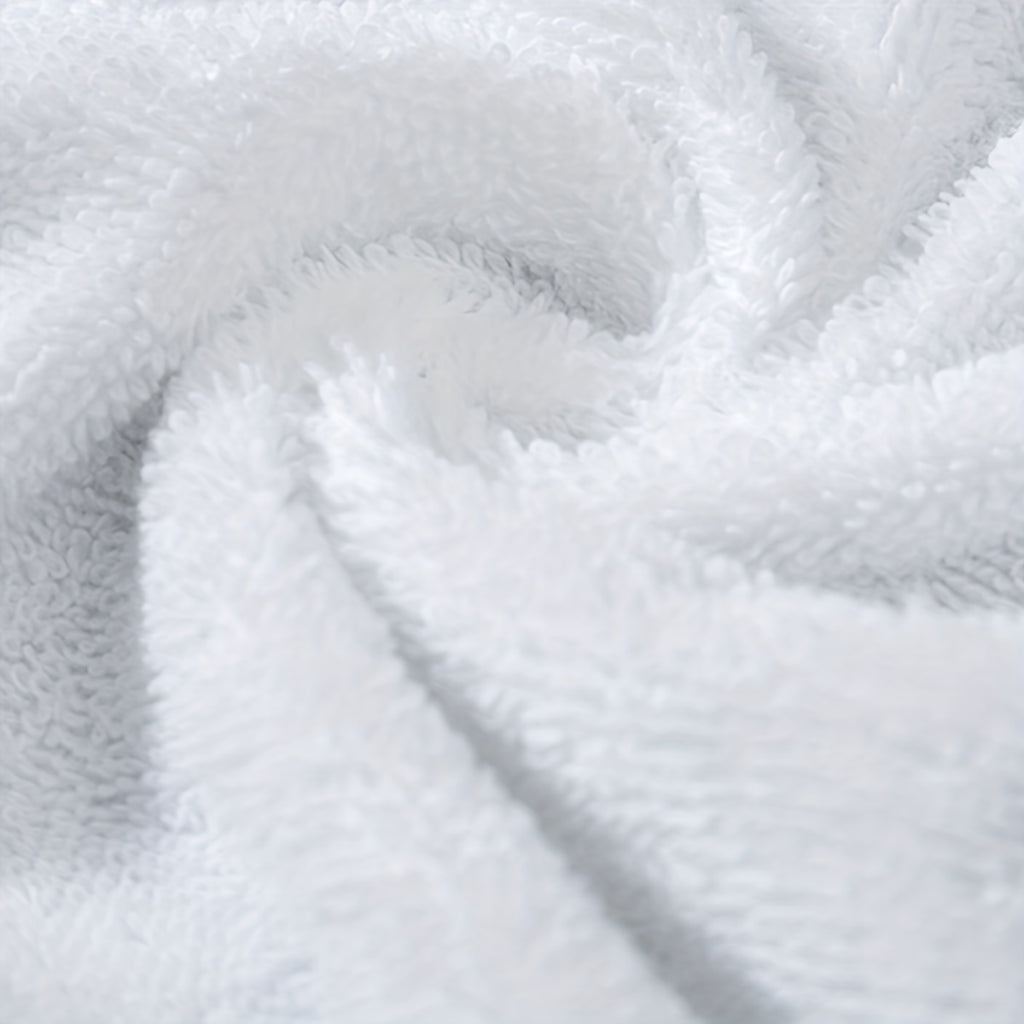 1pc Soft Cotton Bathrobe, Absorbent Long Sleeve
