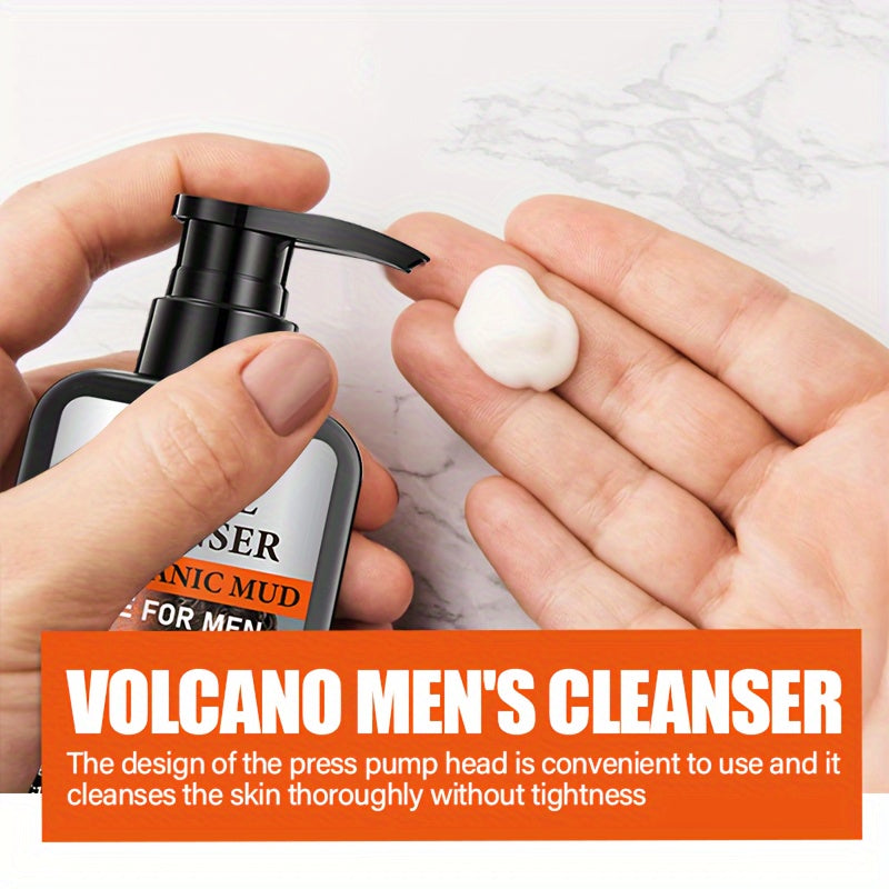 Instant Clean Men's Volcanic Mud Facial Cleanser