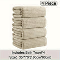 4 Pack Oversized Bath Towels Set
