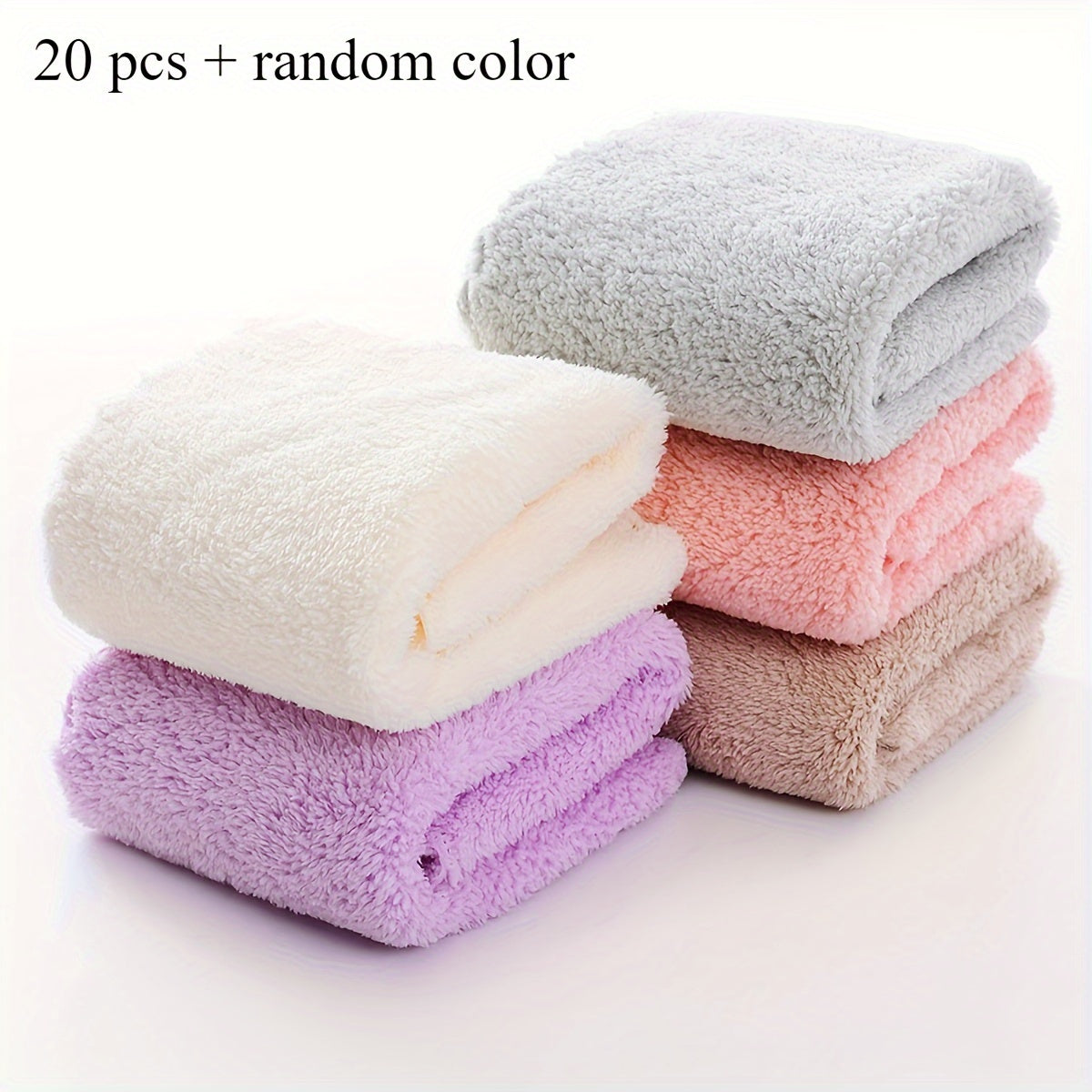 20 Solid Color Towels