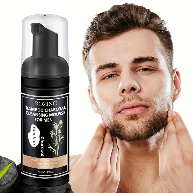 60ml Bamboo Charcoal Deep Cleansing Mousse for Men
