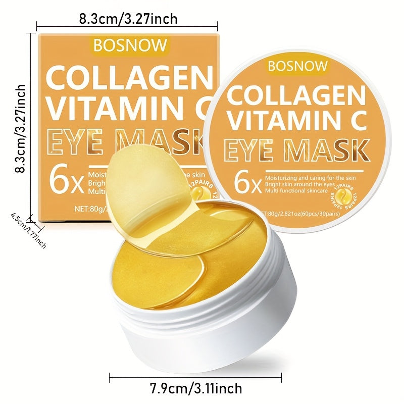 60pcs of collagen and vitamin C eye mask - low sensitive gel