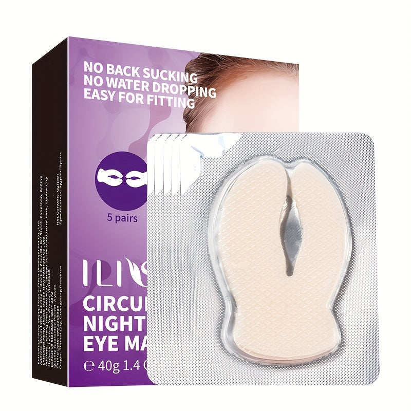 ILISYA C Circulating Eye Mask - 5 Pairs, Moisturizing and Firm, Suitable for a Variety of Skin Types