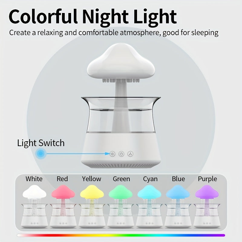 Rain Cloud Aromatherapy Essential Oil Zen Diffuser
