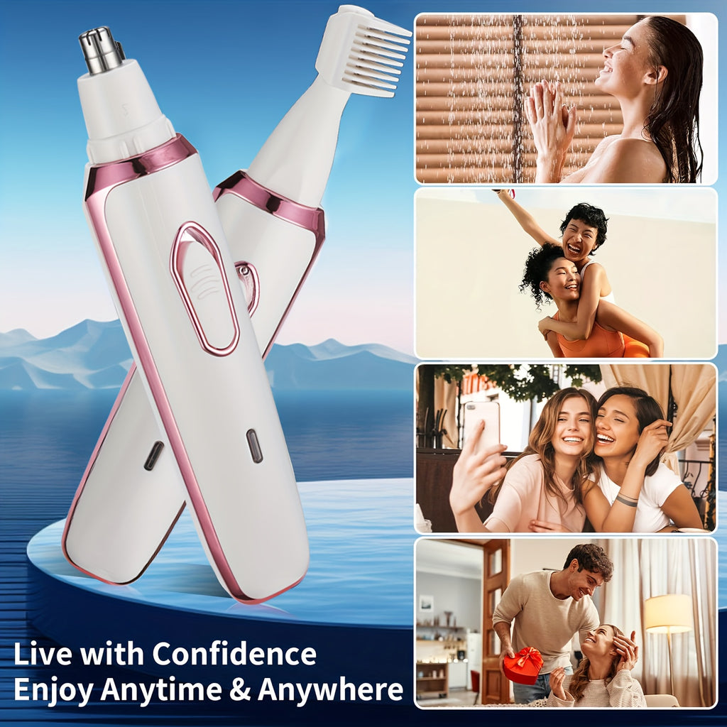 4in1 Women's Electric Hair Remover Multifunctional Women's Electric Shaver Trimmer