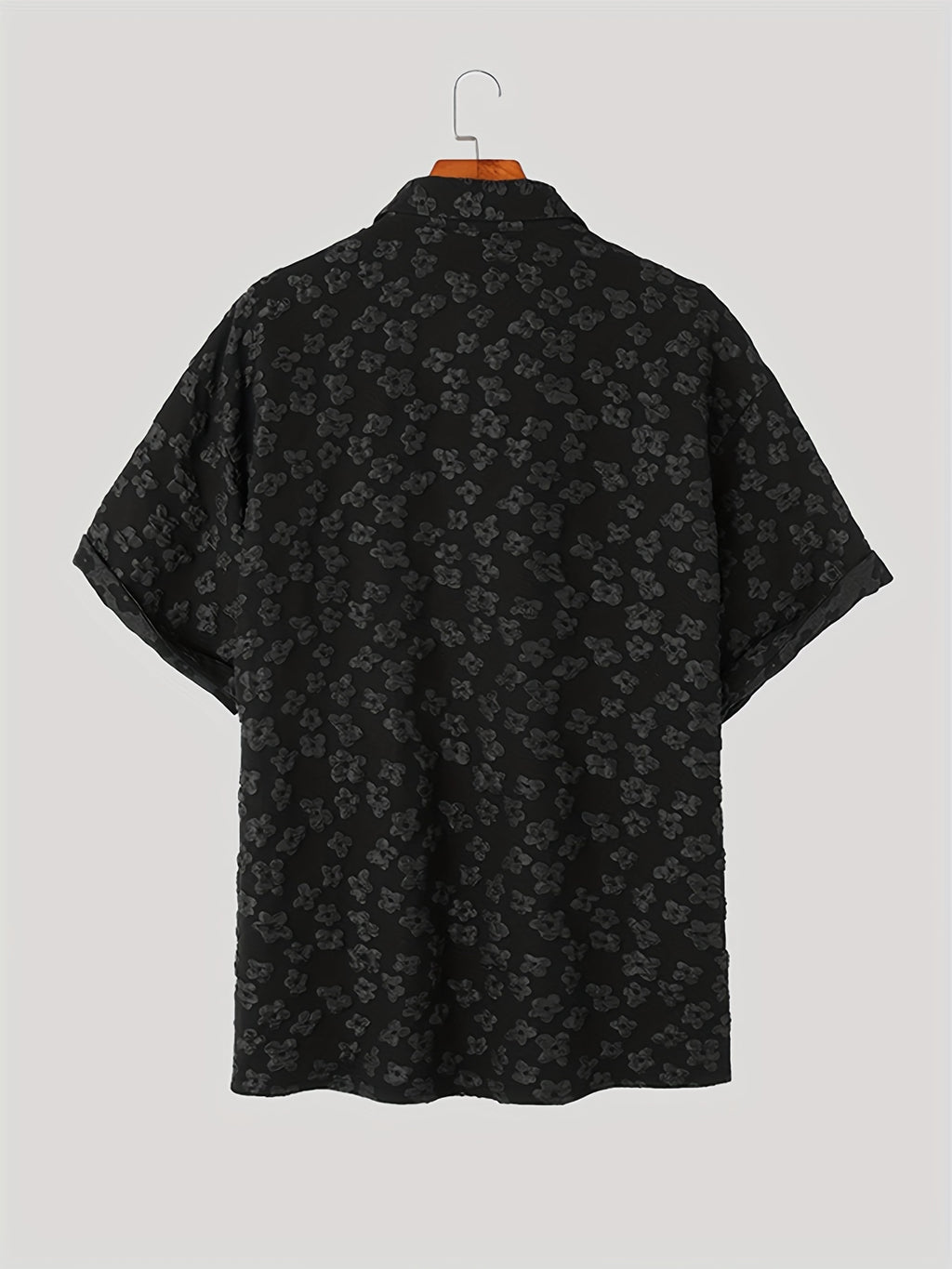 Men's Bohemian Floral Print Casual Shirt - Loose Fit
