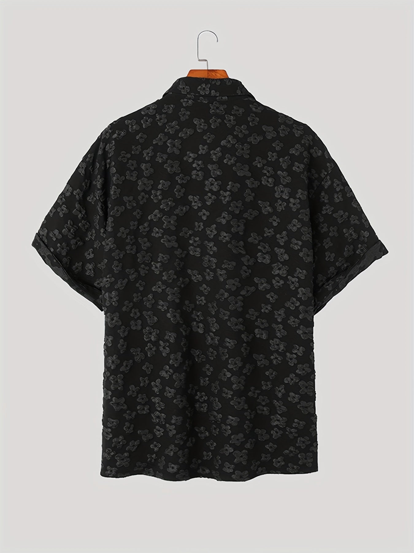 Men's Bohemian Floral Print Casual Shirt - Loose Fit
