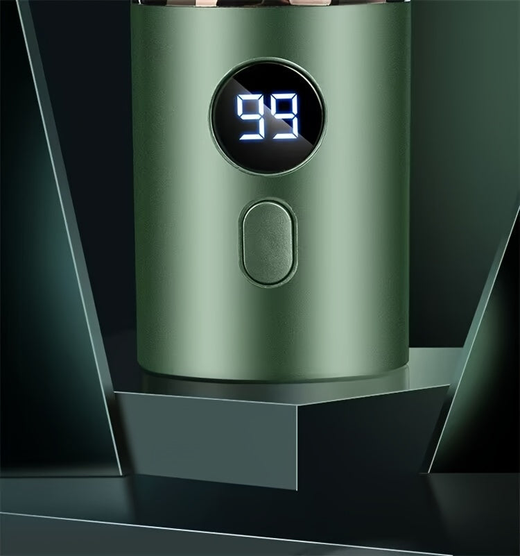 Ultimate Silent Beard Shaver - Rotary Shaver with Digital Display