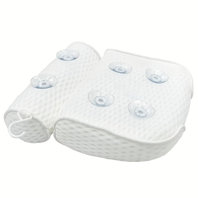 Spa Bath Pillow with Non-Slip Suction Cups