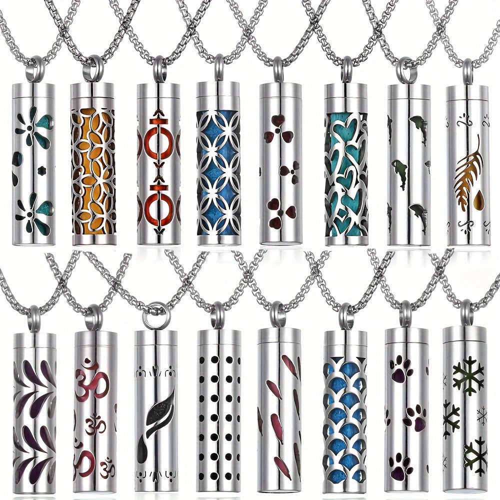 Stainless Steel Aromatherapy Necklace