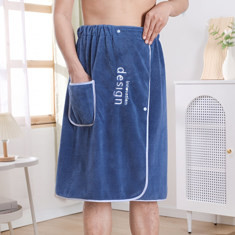 Two-piece Set of Men's Bath Towels