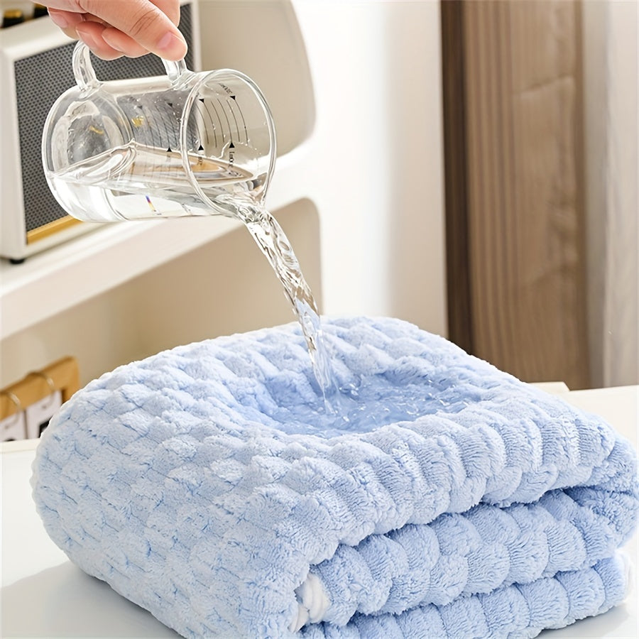 4-Pack Waffle Weave Bath Towels, Ultra-Absorbent Microfiber Towels
