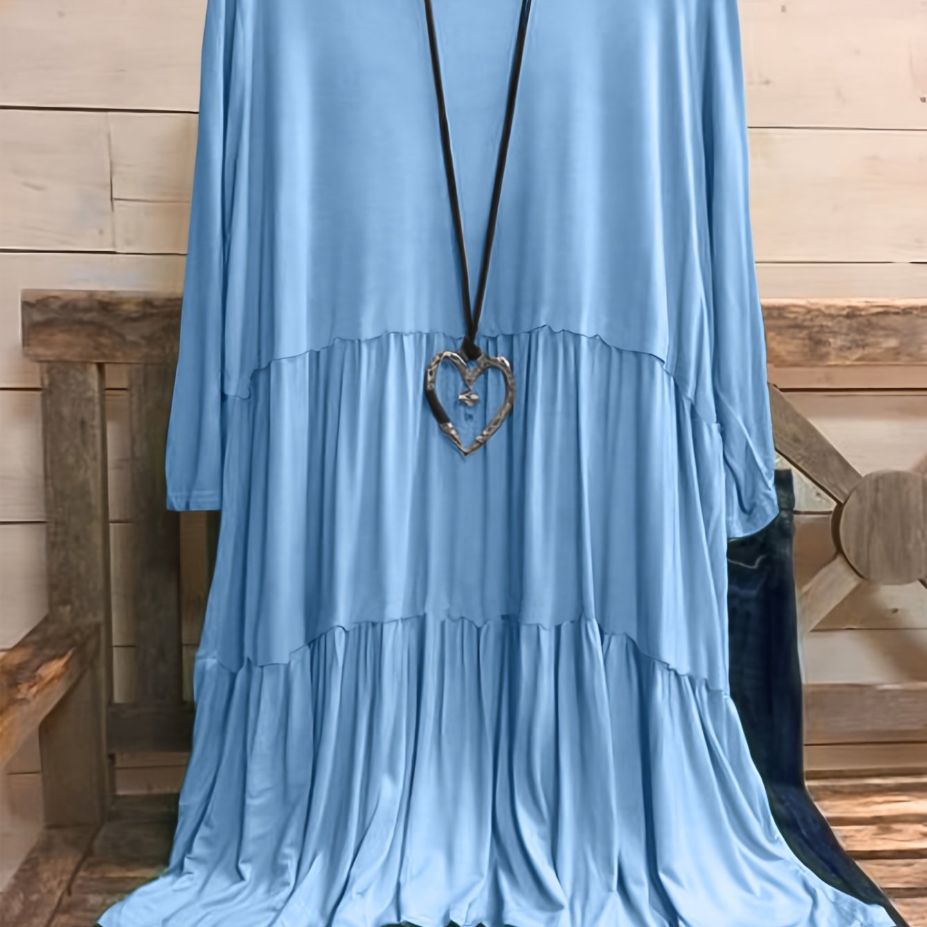 Plus Size Women's Chic Smock Dress