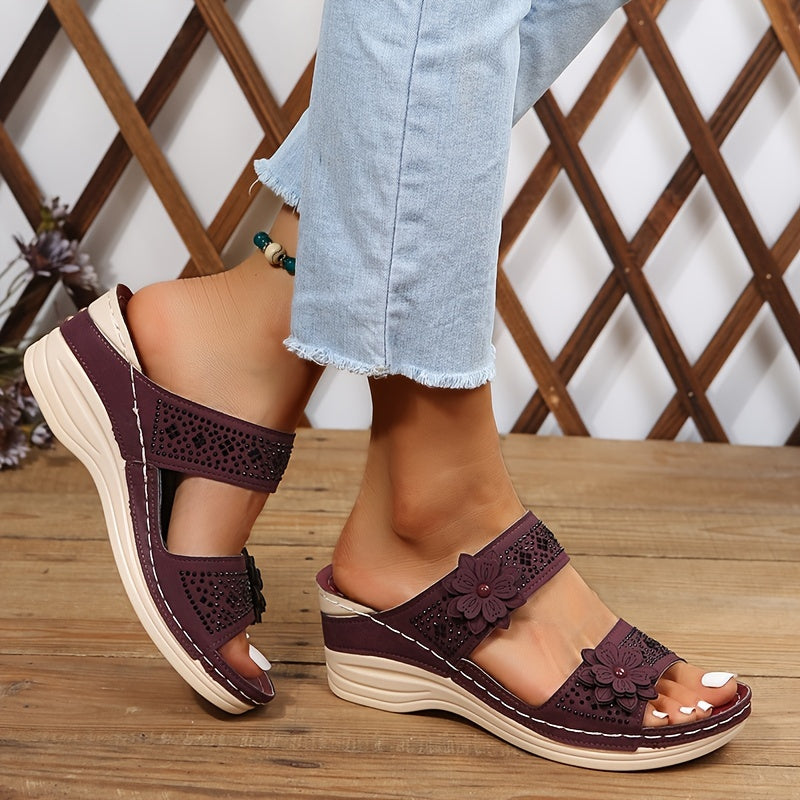 Slip-On Platform Slippers for Women