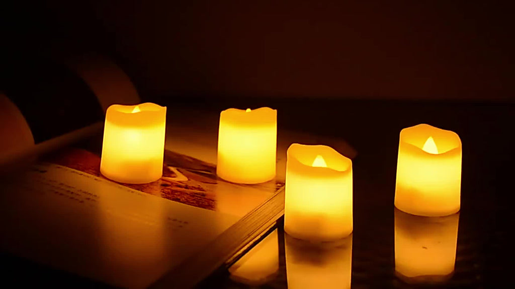 2/4/6pcs LED Lights Electronic Candles, 1.5-inch Night Light