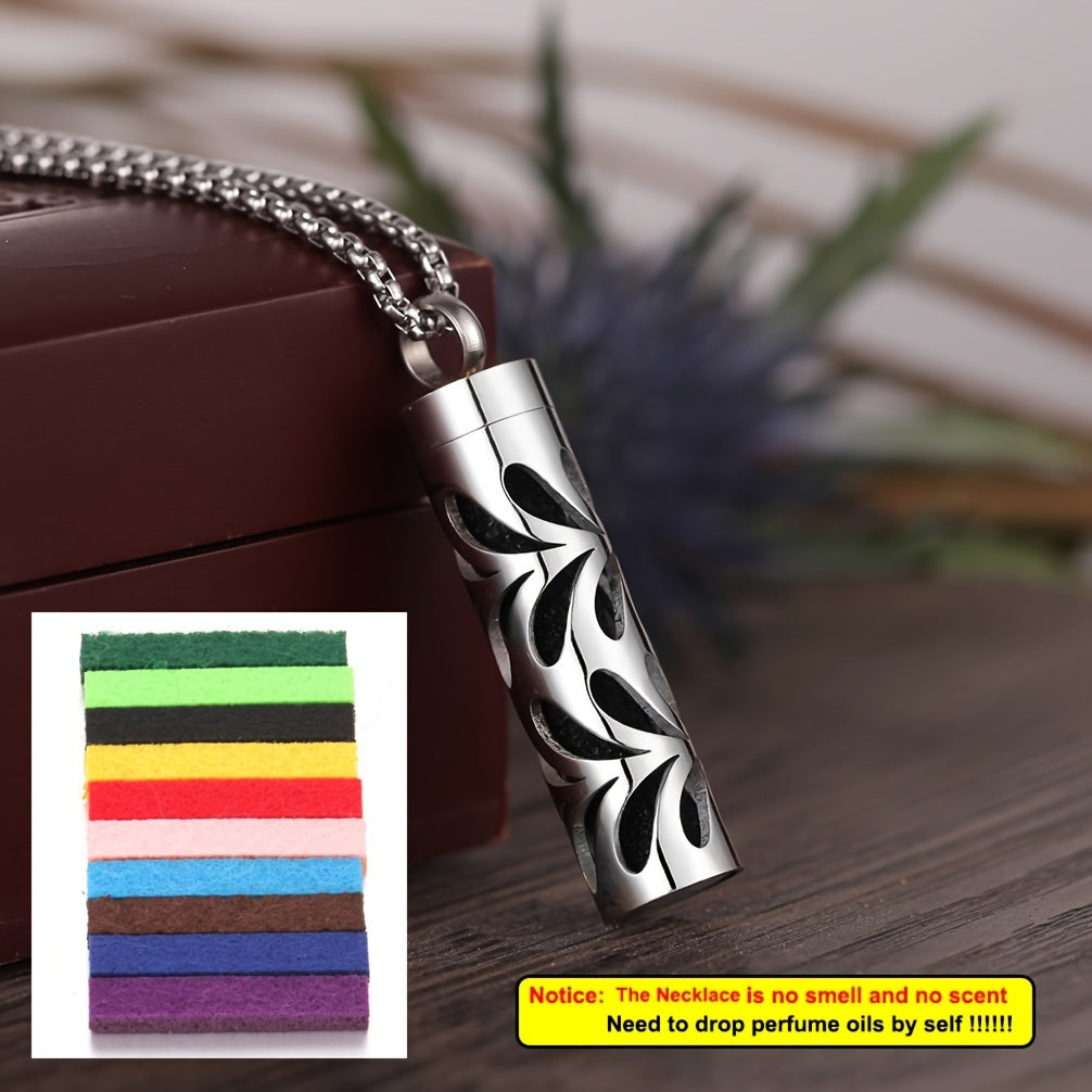 Stainless Steel Aromatherapy Necklace