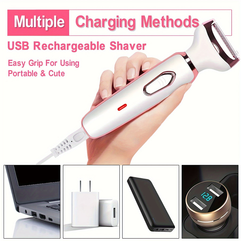 4in1 Women's Electric Hair Remover Multifunctional Women's Electric Shaver Trimmer
